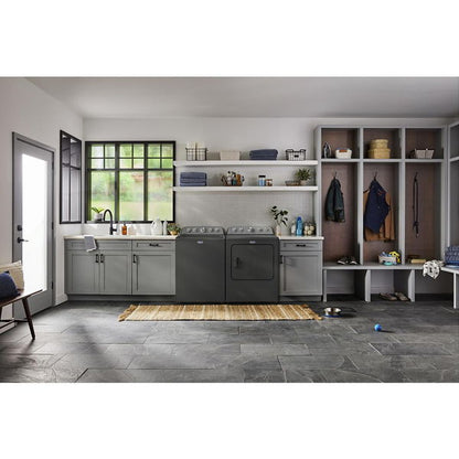 7.0 Cu Ft. Load Electric Dryer With Extra Power And Pet Pro Option - Volcano Black