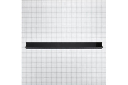 30" Slide-In Range Rear Trim Kit, With (1) Metal Trim Piece And Installation Instructions - Black