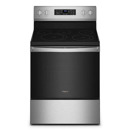 5.3 Cubic Feet Whirlpool Electric 5-in-1 Air Fry Oven - Fingerprint Resistant Stainless Steel