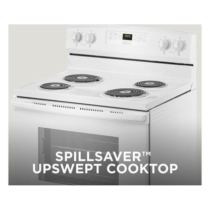 Amana Electric Range With Bake Assist Temps - White