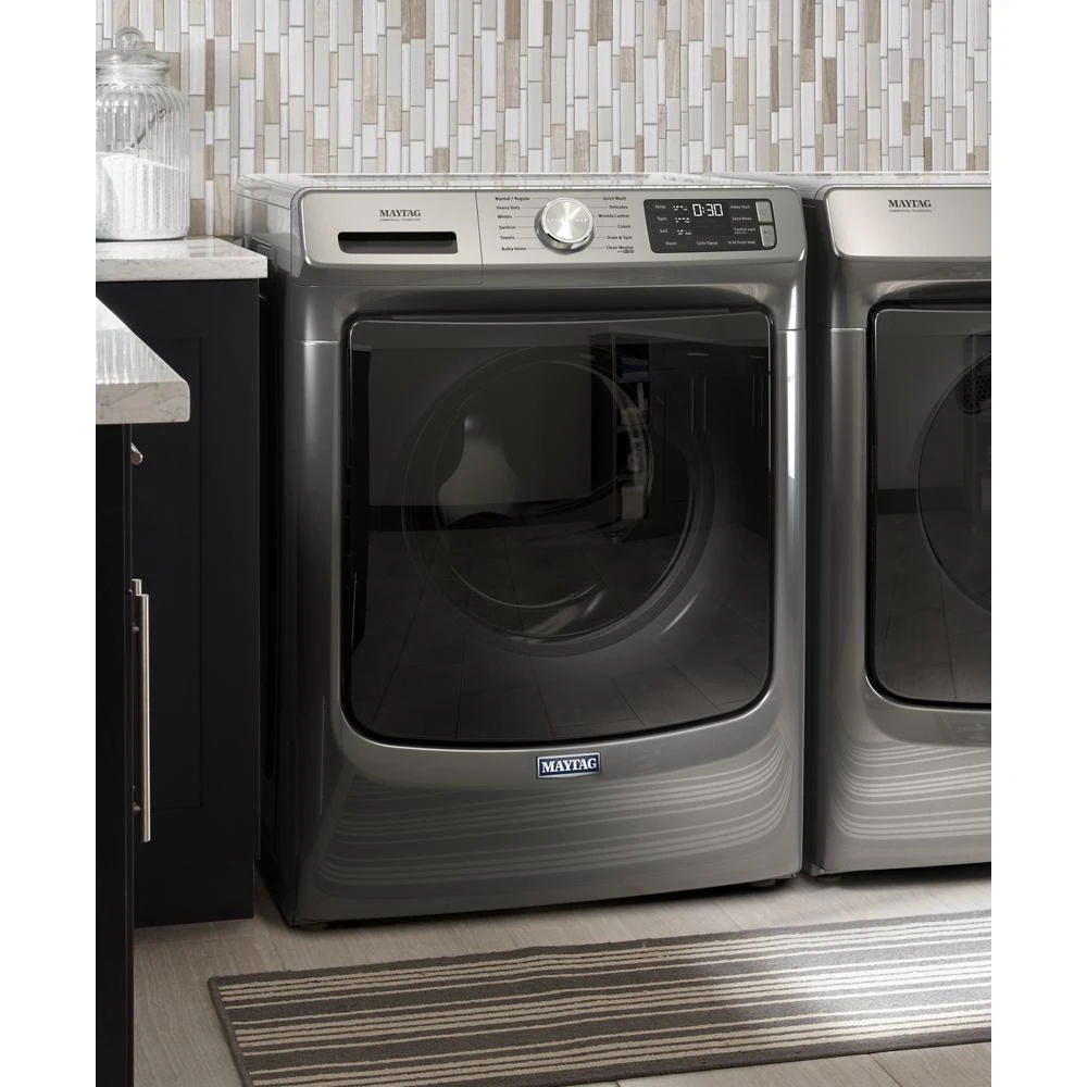 Front Load Washer With Extra Power And 16-Hr Fresh Hold Option - 4.8 Cubic Feet - Metallic Slate