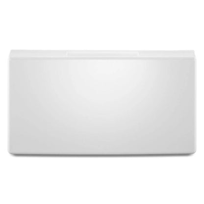 15.5" Pedestal For Front Load Washer And Dryer With Storage - White
