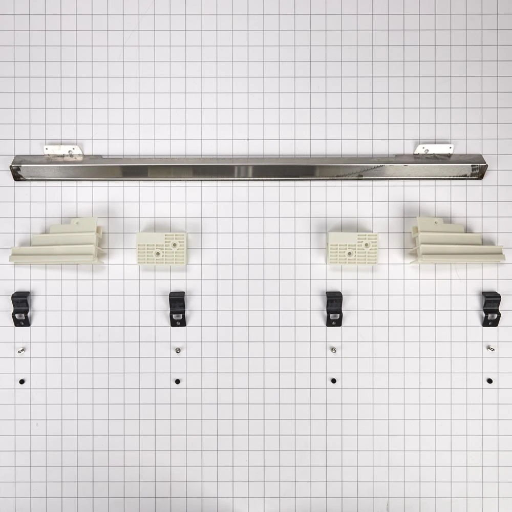 30" Built-In Range/Microwave Flush Installation Trim Kit - Stainless Steel