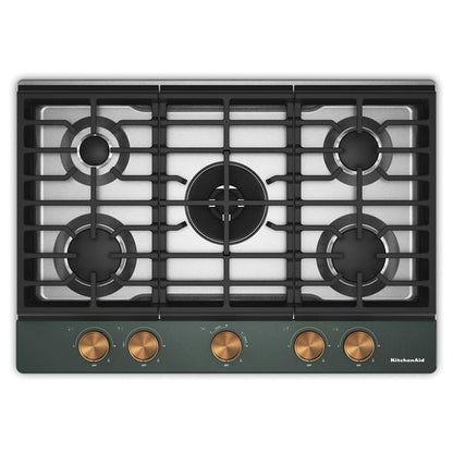 KitchenAid 30" Gas Cooktop With 5 Burners And Integrated Wok Grate - Juniper