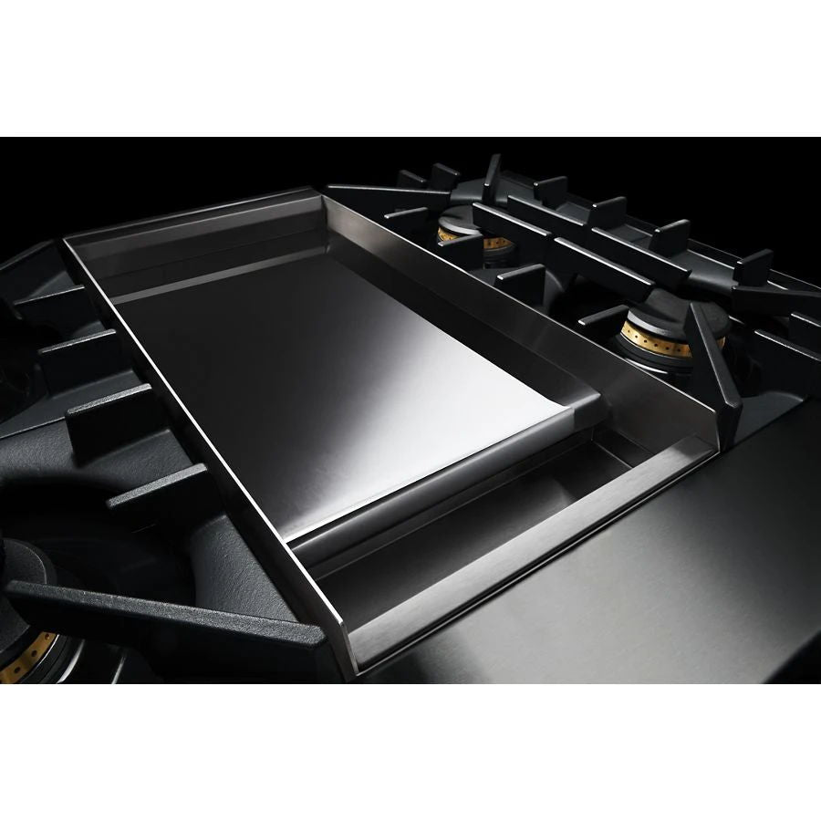 36" Noir Gas Professional-Style Range With Chrome-Infused Griddle