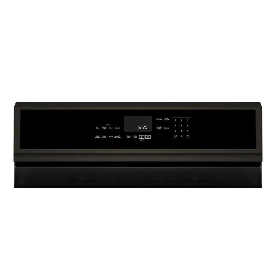 5.8 Cubic Feet Smart Freestanding Gas Range With Ez-2-Lift Grates - Black Stainless