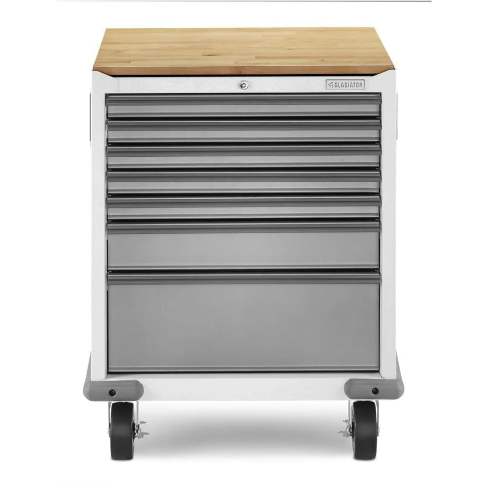 Premier Pre-Assembled 7 Drawer Modular Tool Storage Cabinet - Gray Slate