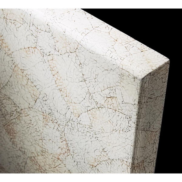 18" Elements Collection Custom Column Panel - Eggshell Crackle Sepia