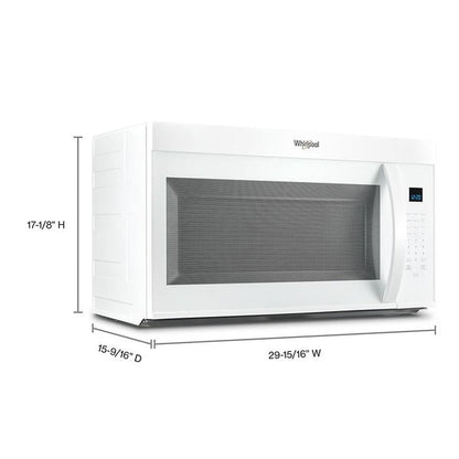 30" Wide Over The Range Microwave With Sensor Cooking - 1.9 Cu. Ft. - White