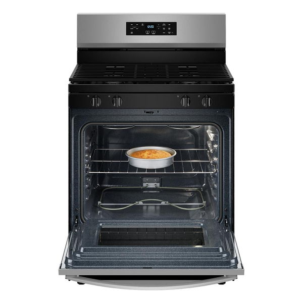 30" Self Clean Gas Range With No Preheat Mode - Stainless Steel