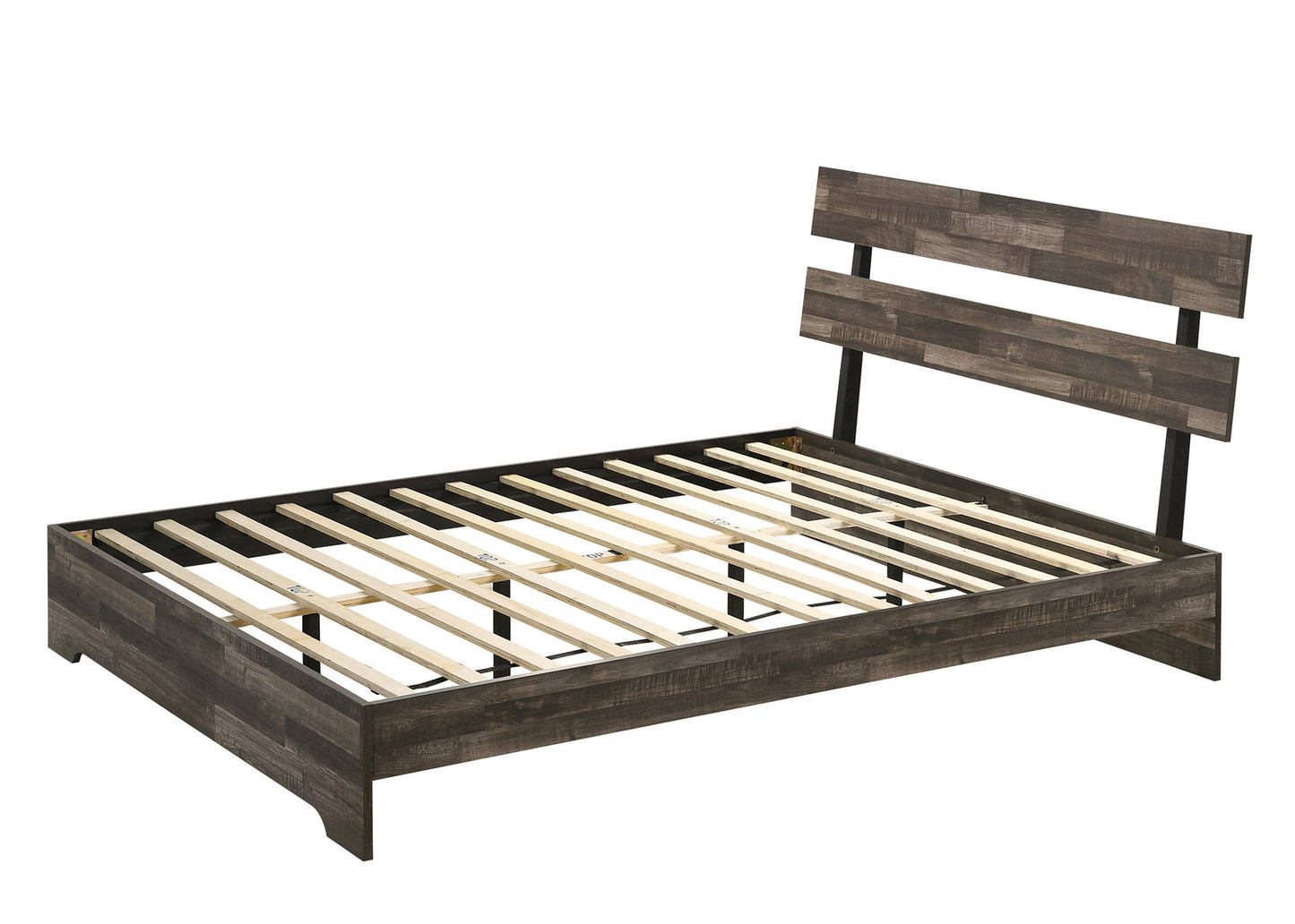 Atticus - Queen Bed In One Box - Brown