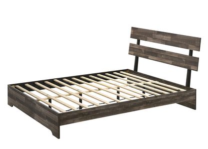 Atticus - Queen Bed In One Box - Brown
