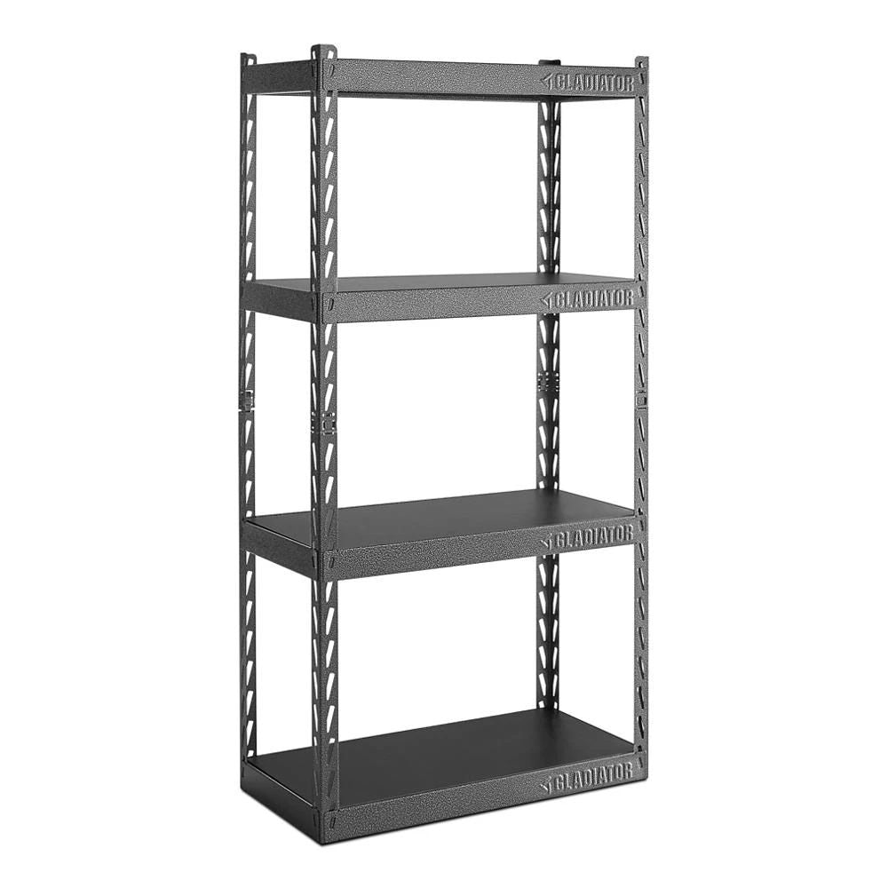 30" Wide Ez Connect Rack With Four 15" Deep Shelves - Hammered Granite