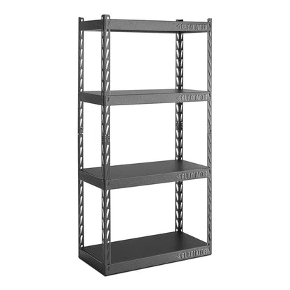 30" Wide Ez Connect Rack With Four 15" Deep Shelves - Hammered Granite