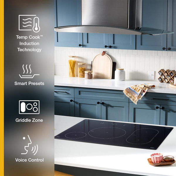 30" Intelligent Induction Cooktop With Temp Cook Technology - Black