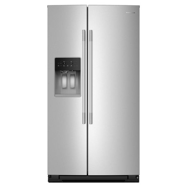 20.8 Cu. Ft. Counter-Depth Side-By-Side Refrigerator With Exterior Ice And Water Dispenser And Removable Under-Shelf Wine Rack