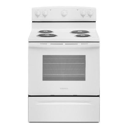 Amana 30" Electric Range With Extra-Large Oven Window - White