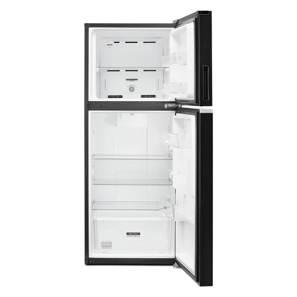 24" Wide Small Space Top-Freezer Refrigerator - 11.6 Cubic Feet - Black