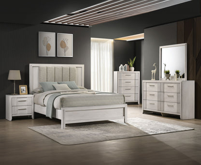 Carlton - Night Stand - White Mist
