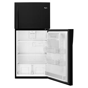 30" Wide Top Freezer Refrigerator, 19 Cubic Feet - Black