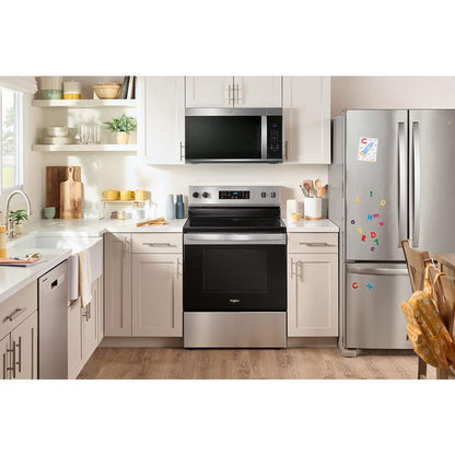 30" Electric Range With No Preheat Mode And Steam Clean