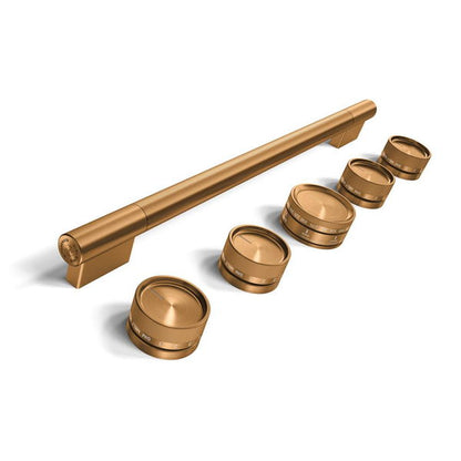 Bronze Handle And Knob Hardware Accessory Kit For KitchenAid 30" Commercial-Style Induction Range