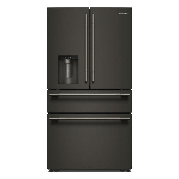 29 Cu. Ft. French Door Refrigerator With Exterior Water And Ice And Freshchill Full-Width Refrigerated Drawer - Black Ore