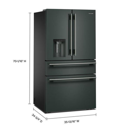 29 Cu. Ft. French Door Refrigerator With Exterior Water And Ice And Freshchill Full-Width Refrigerated Drawer - Juniper