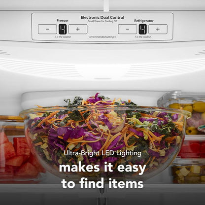 19 Cu. Ft. 30" Standard-Depth Bottom Mount Refrigerator With Right Door Swing