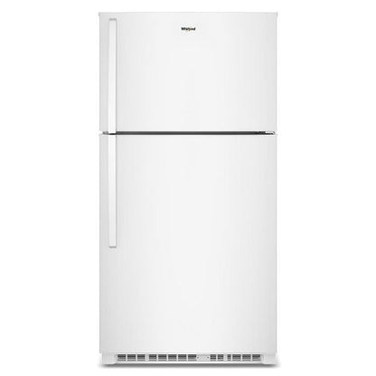 Whirlpool 32.8" Wide Top Freezer Refrigerator With Total Coverage Cooling, 21.3 Cu. Ft., Electronic Temperature Controls - White