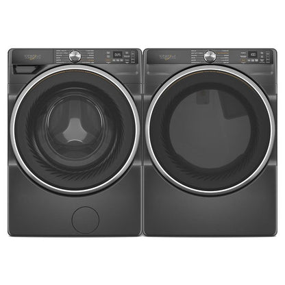 7.4 Cu. Ft. Smart Front Load Energy Star Electric Dryer With Steam Capabilities - Volcano Black