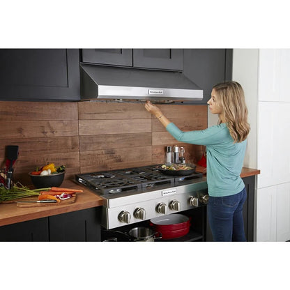 36'' 6-Burner Commercial-Style Gas Rangetop - Stainless Steel