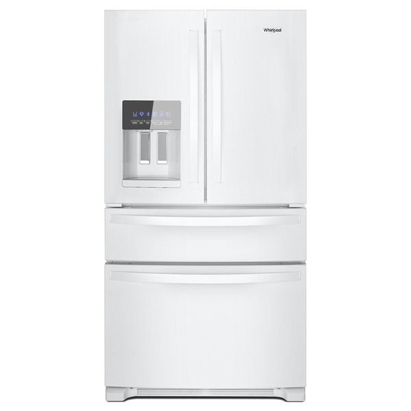 36" Wide French Door Bottom Mount Refrigerator, 25 Cu. Ft. - White