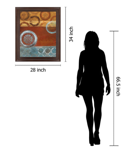 Rustic Orbit - 28" x 34" Framed Wall Art