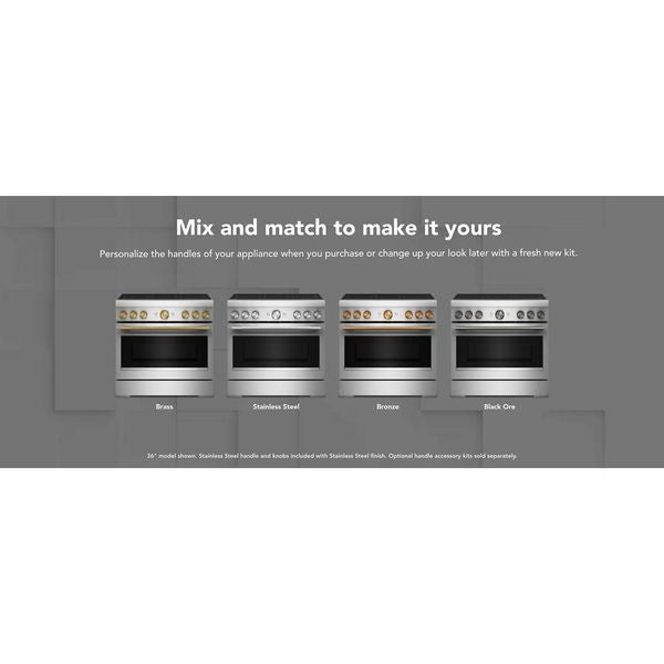36" 6-Element Induction Freestanding Commercial-Style Range With Air Fry - Stainless Steel