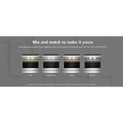 36" 6-Element Induction Freestanding Commercial-Style Range With Air Fry - Stainless Steel