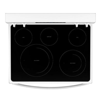 5.3 Cubic Feet Whirlpool Electric 5-in-1 Air Fry Oven - White