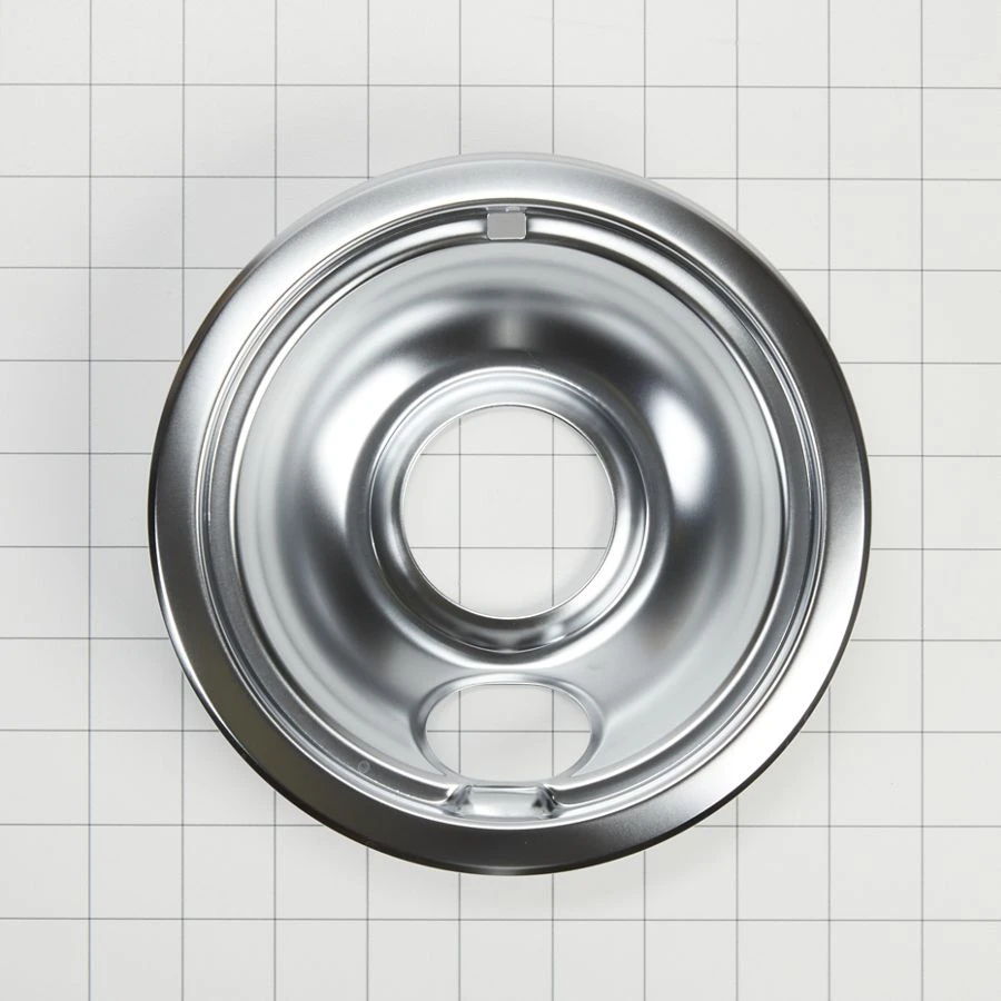Range Electric/Cooktop 4-Pack Round Drip Bowls (Two 6" And Two 8") - Chrome For Non-Hinged, 2-Wire Plug Cooking Elements