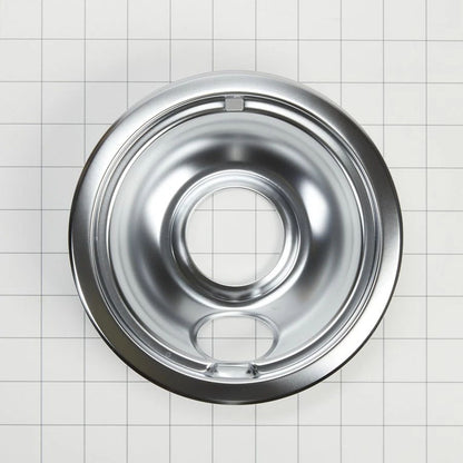 Range Electric/Cooktop 4-Pack Round Drip Bowls (Two 6" And Two 8") - Chrome For Non-Hinged, 2-Wire Plug Cooking Elements