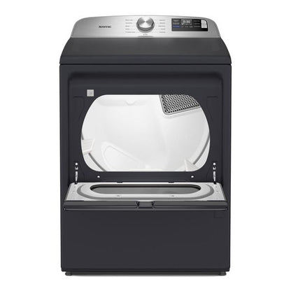 7.4 Cu. Ft. Top Load Electric Dryer With Extra Power And Advanced Moisture Sensing - Midnight Steel