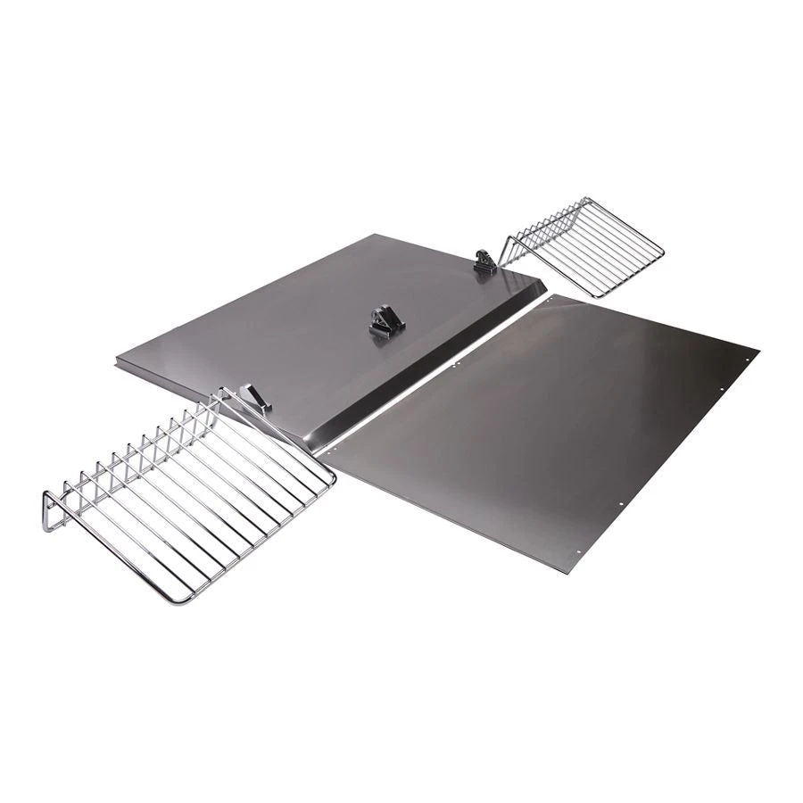 30" Range Hood Backsplash Kit With Dual Position Shelf, Fits Jxw9030Kwp And Jxu9130Wp, Size: 20" H - Stainless Steel