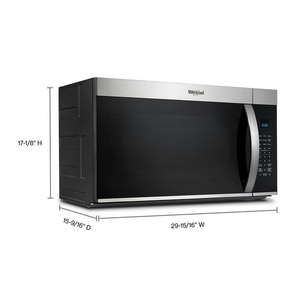 30" Wide Over The Range Microwave With Sensor Cooking - 1.9 Cu. Ft. - Fingerprint Resistant Stainless Steel