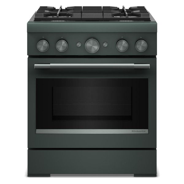 30" 4 Burner Commercial-Style Dual Fuel Range With No Preheat Air Fry Mode - Juniper