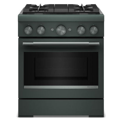 30" 4 Burner Commercial-Style Dual Fuel Range With No Preheat Air Fry Mode - Juniper