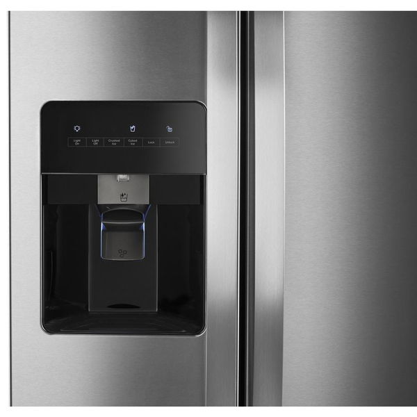 36" Wide Side-By-Side Refrigerator - 24 Cu. Ft.