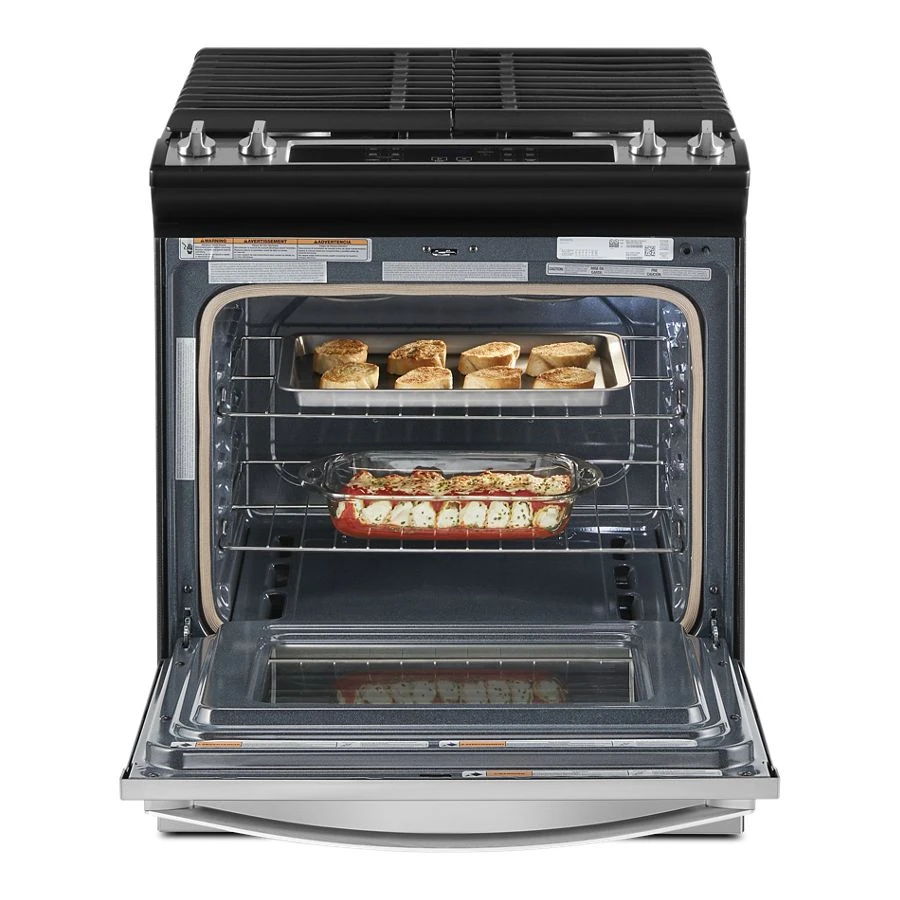 5.0 Cubic Feet Gas Range With Frozen Bake Technology - Stainless Steel