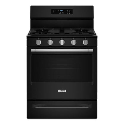 30" Wide Gas Range With Steam Clean - 5.0 Cu. Ft. - Black