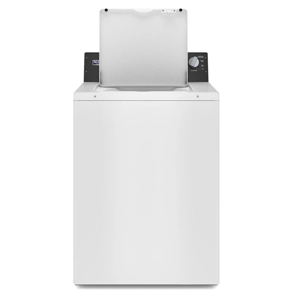 Commercial-Grade Residential Agitator Washer, 3.5 Cubic Feet, Spin Fill - White
