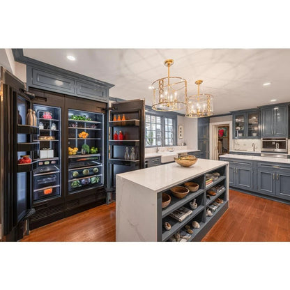 18" Built-In Column Freezer With Rise Panel Kit, Left Swing