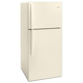 30" Wide Top Freezer Refrigerator, 19 Cubic Feet - Beige